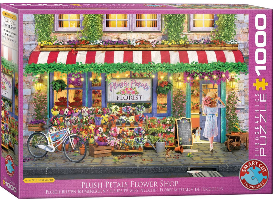 EUROGRAPHICS Puzzle Kvetinárstvo Plush Petals 1000 dielikov