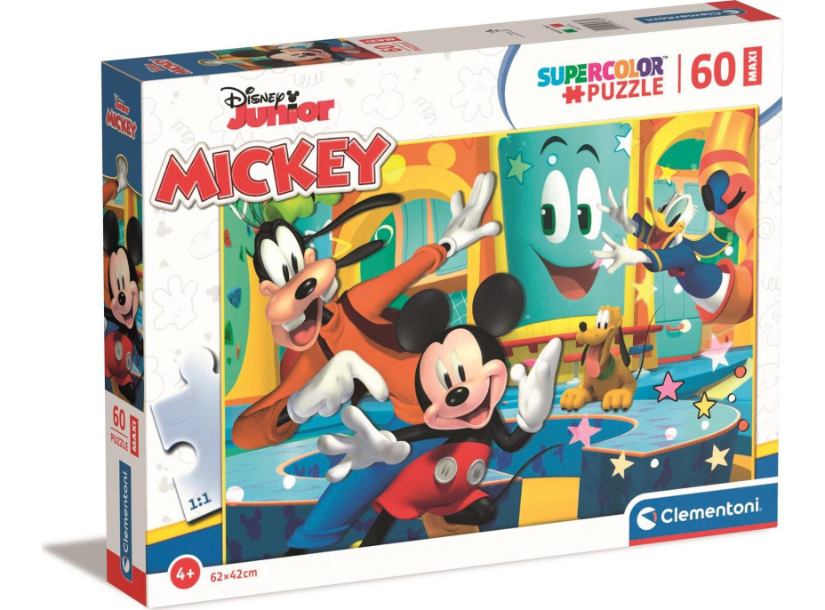 CLEMENTONI Puzzle Mickey Mouse MAXI 60 dielikov