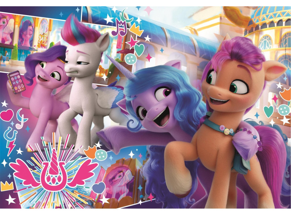 CLEMENTONI Puzzle My Little Pony tancujú MAXI 104 dielikov
