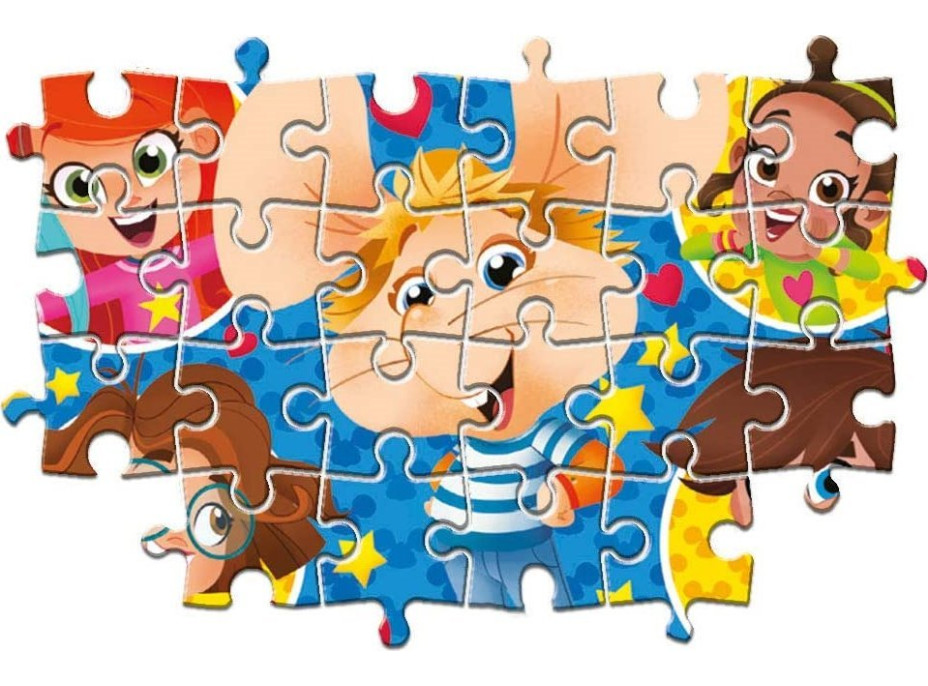 CLEMENTONI Puzzle Myšiak Gigio MAXI 24 dielikov