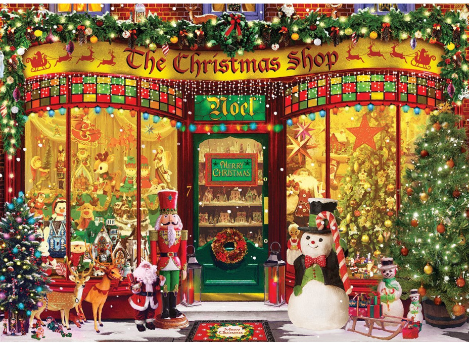 EUROGRAPHICS Puzzle Vianočný obchod 1000 dielikov EUROGRAPHICS Puzzle Vianočný obchod 1000 dielikov