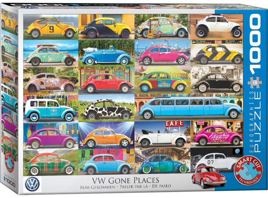 EUROGRAPHICS Puzzle Volkswagen Beetle: Chrobák na cestách 1000 dielikov