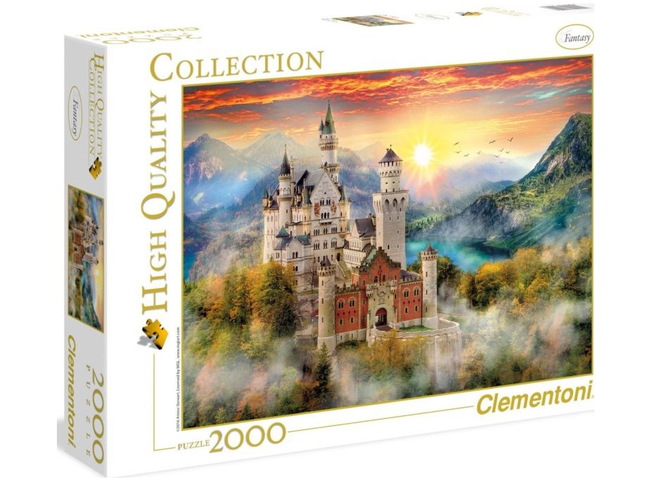 CLEMENTONI Puzzle Zámok Neuschwanstein 2000 dielikov
