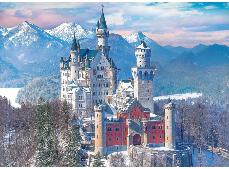 EUROGRAPHICS Puzzle Zámok Neuschwanstein (HDR) 1000 dielikov