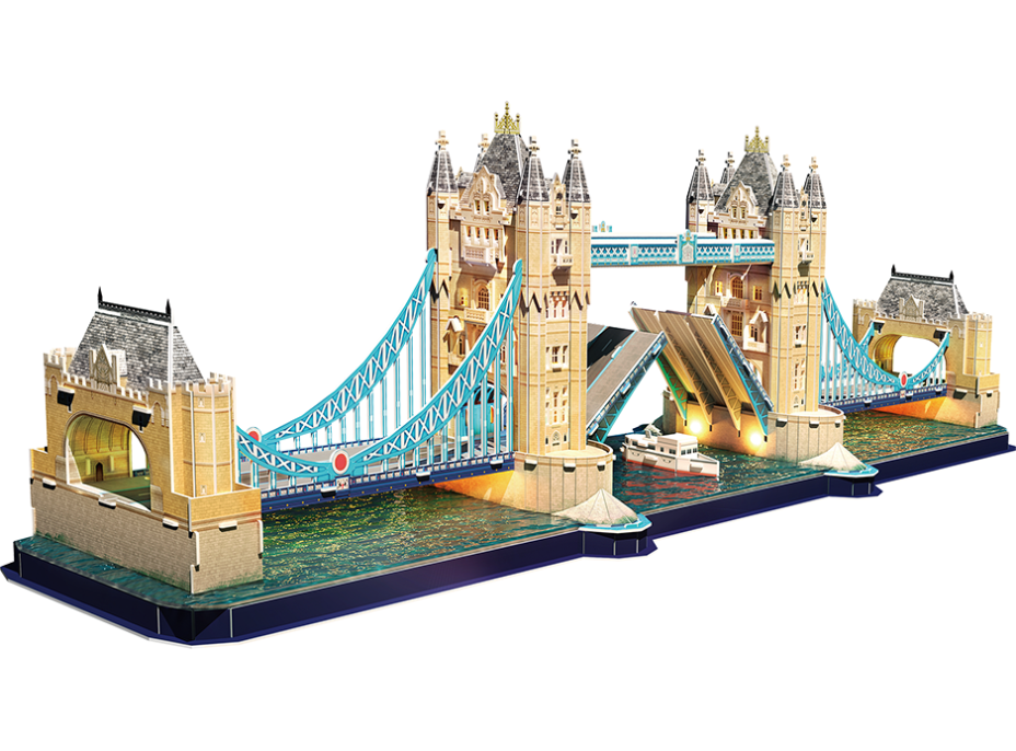 CUBICFUN Svietiace 3D puzzle Tower Bridge 222 dielikov