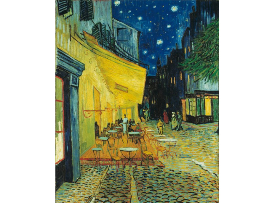 CLEMENTONI Puzzle Museum Collection: Terasa kaviarne v noci 1000 dielikov