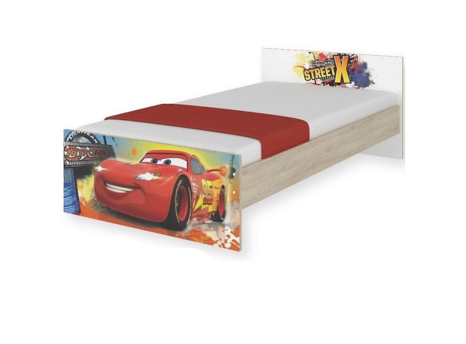 Detská posteľ MAX bez zásuvky Disney - AUTÁ 160x80 cm