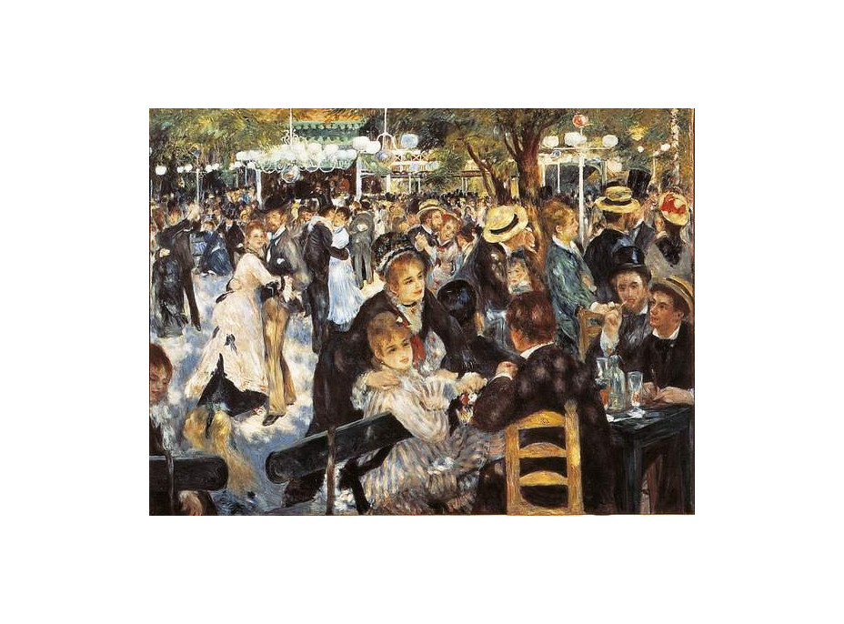 CLEMENTONI Puzzle Museum Collection: Bál v Moulin de la Galette 1000 dielikov