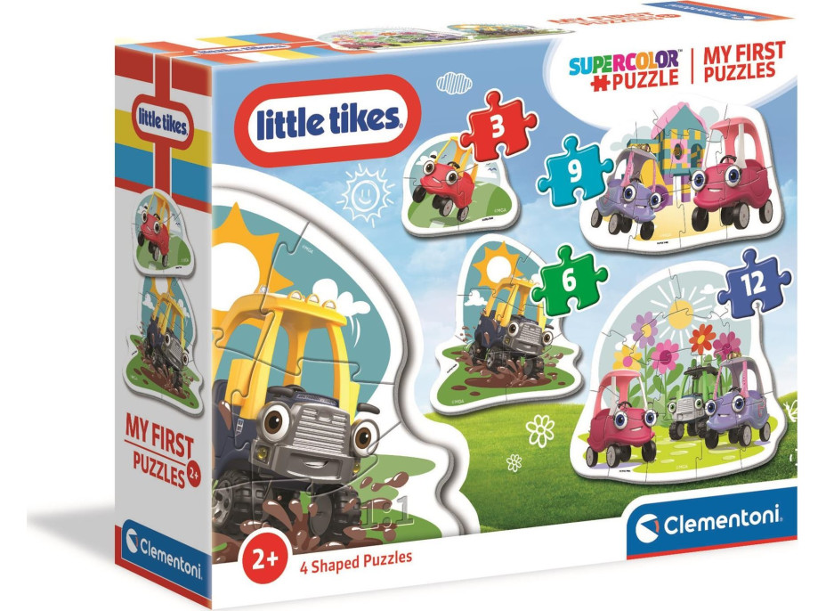 CLEMENTONI Moje prvé puzzle Little Tikes 4v1 (3,6,9,12 dielikov)