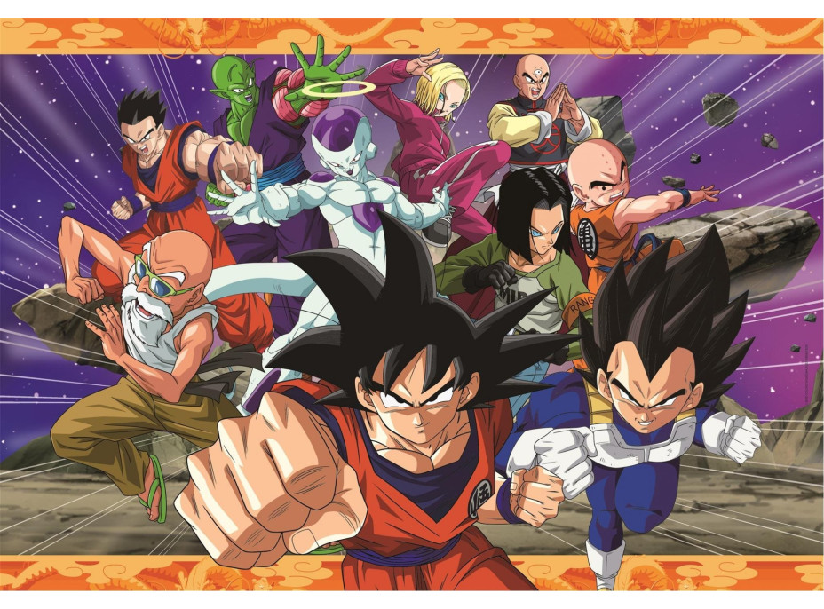 CLEMENTONI Obojstranné puzzle Dragonball 104 dielikov