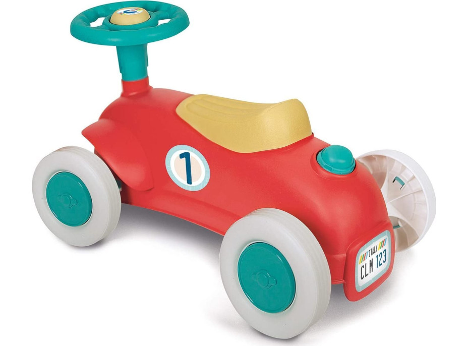 CLEMENTONI Odrážadlo BABY Moje prvé auto červené (Play For Future)