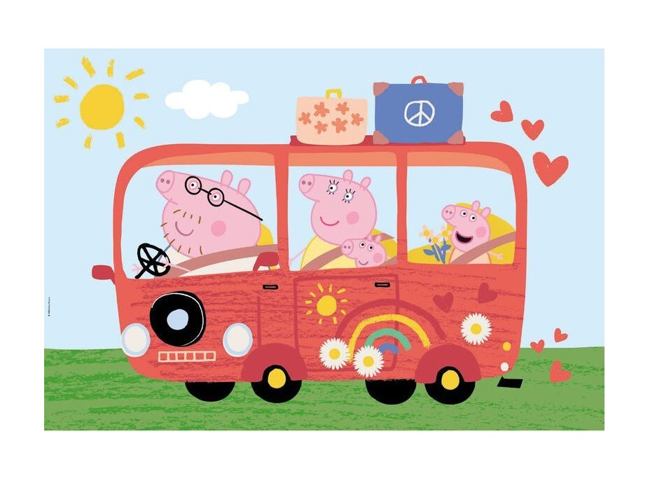 CLEMENTONI Play For Future Puzzle Prasiatko Peppa MAXI 24 dielikov