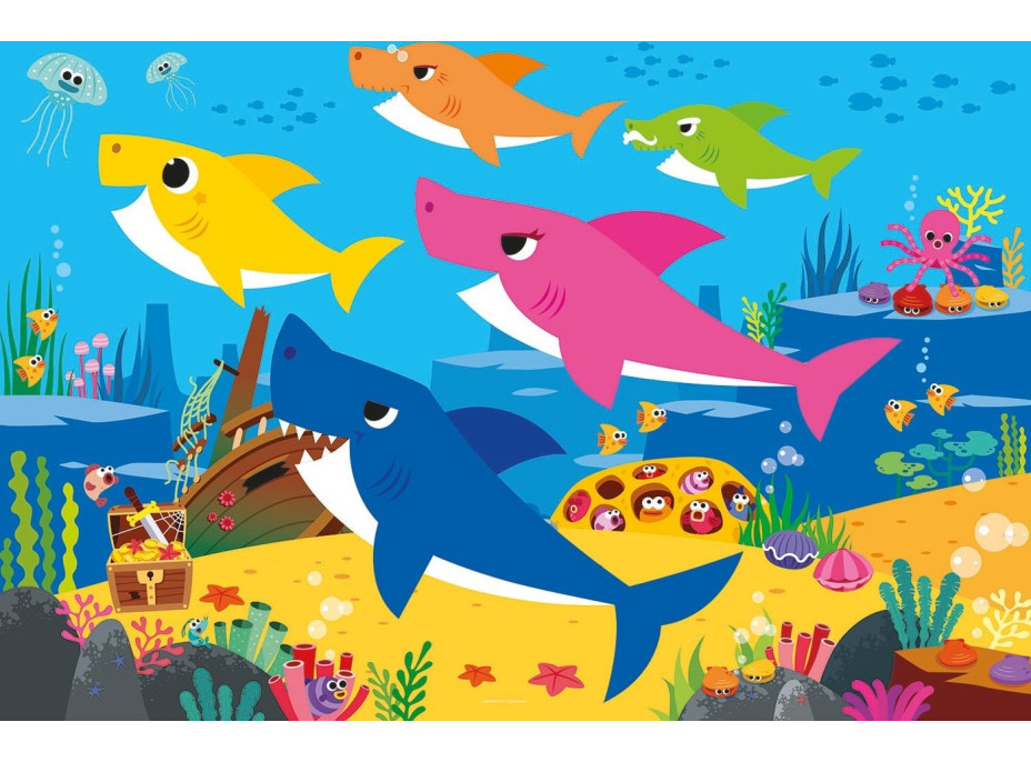 CLEMENTONI Puzzle Baby Shark: Poklad 30 dielikov