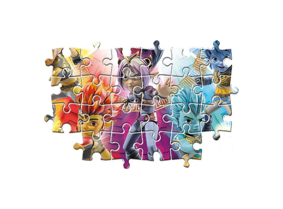 CLEMENTONI Puzzle Gormiti: Poslovia s Aoki MAXI 60 dielikov