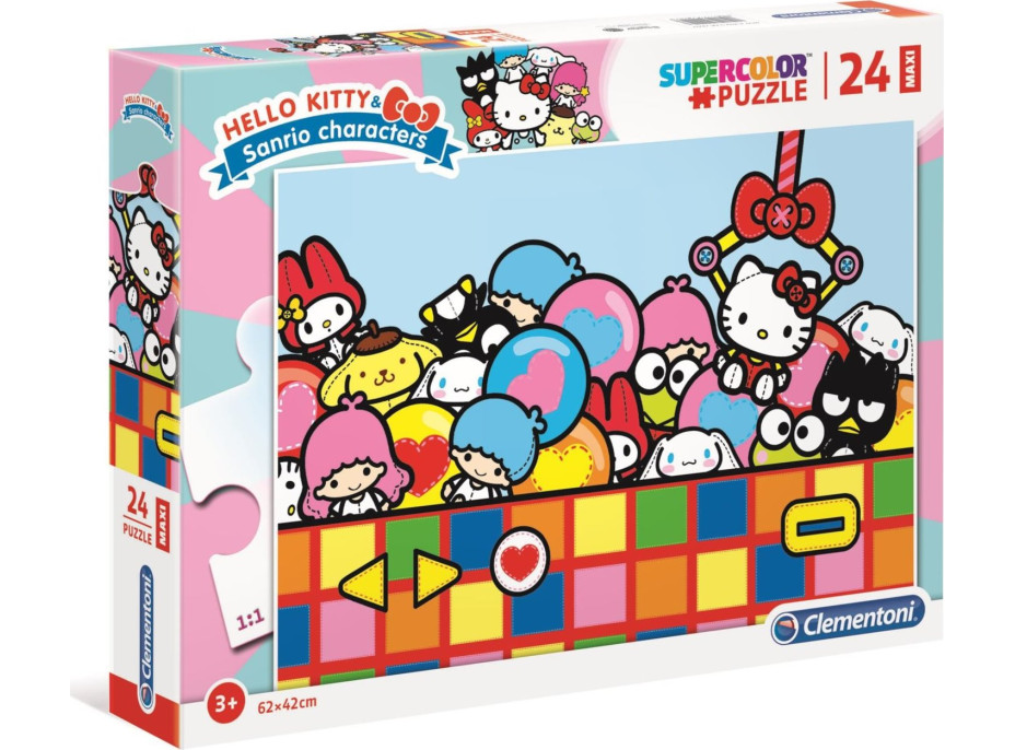 CLEMENTONI Puzzle Hello Kitty MAXI 24 dielikov
