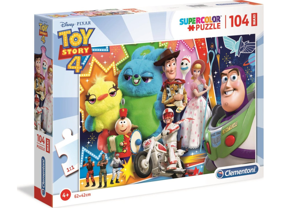 CLEMENTONI Puzzle Toy Story 4 MAXI 104 dielikov