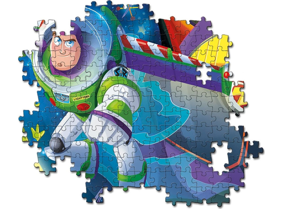 CLEMENTONI Svietiace puzzle Príbeh hračiek 104 dielikov