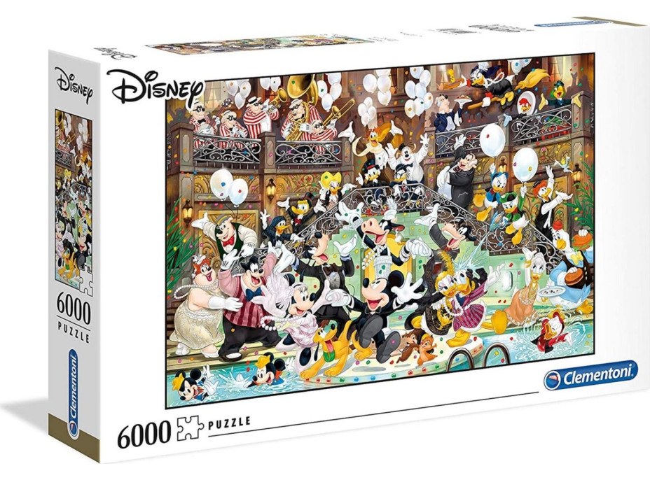 CLEMENTONI Puzzle Disney gala 6000 dielikov