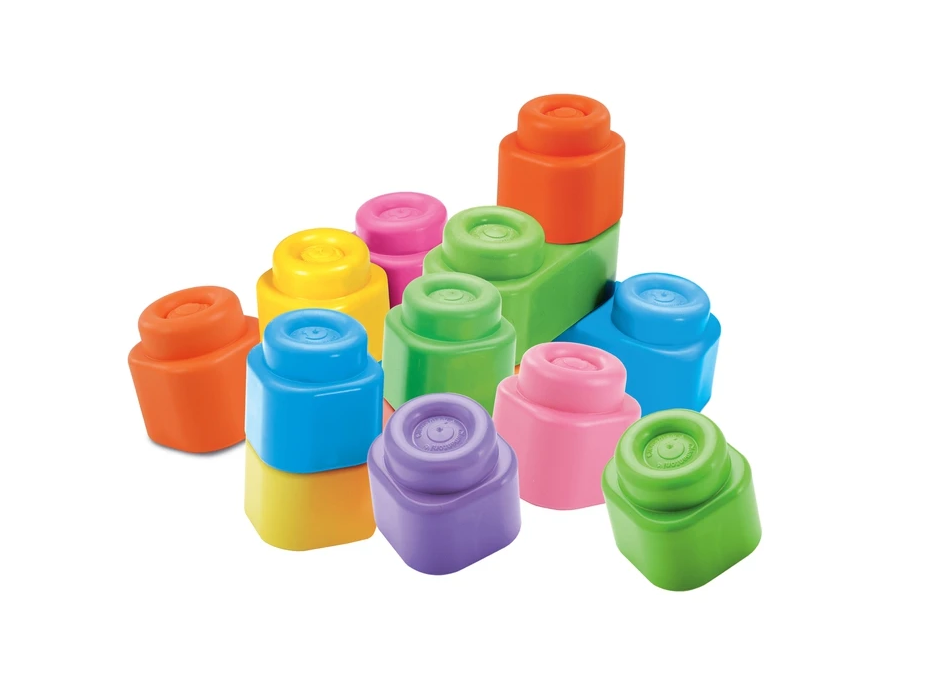 CLEMENTONI SOFT CLEMMY Sada 12 mäkkých kociek