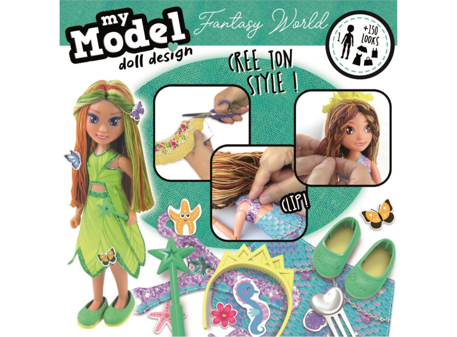 EDUCA Kreatívna sada My Model Doll Design: Svet fantázie
