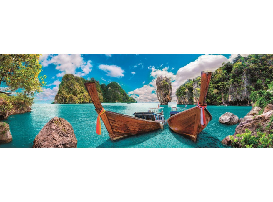 CLEMENTONI Panoramatické puzzle Zátoka na ostrove Phuket 1000 dielikov