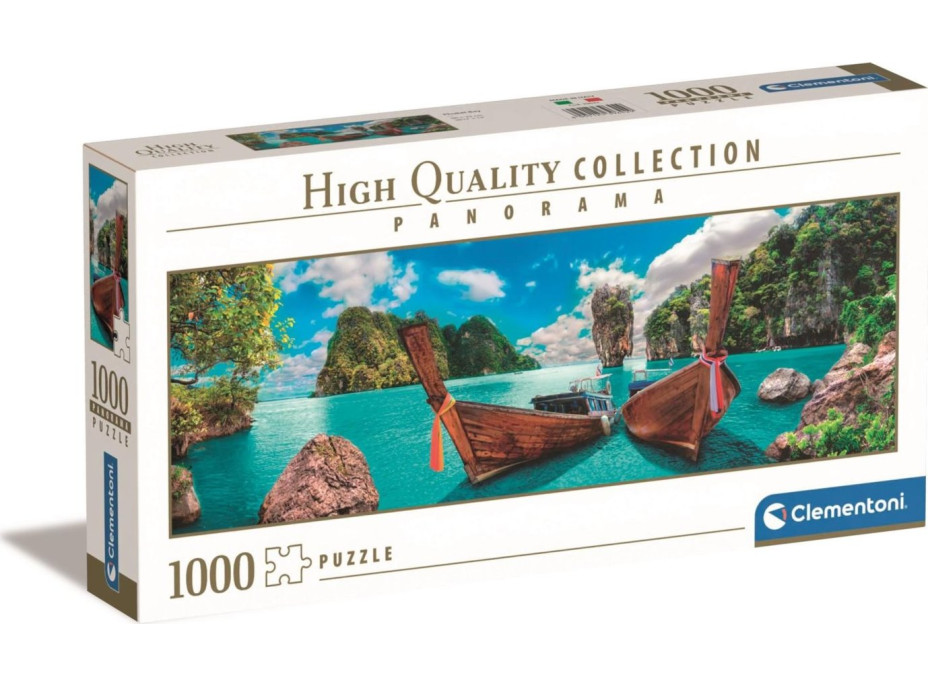 CLEMENTONI Panoramatické puzzle Zátoka na ostrove Phuket 1000 dielikov