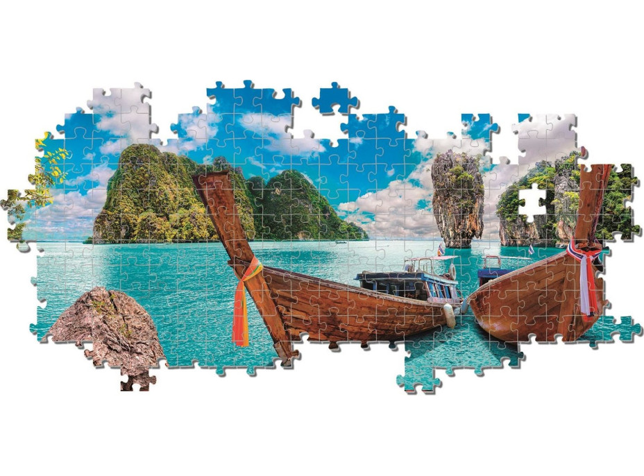 CLEMENTONI Panoramatické puzzle Zátoka na ostrove Phuket 1000 dielikov