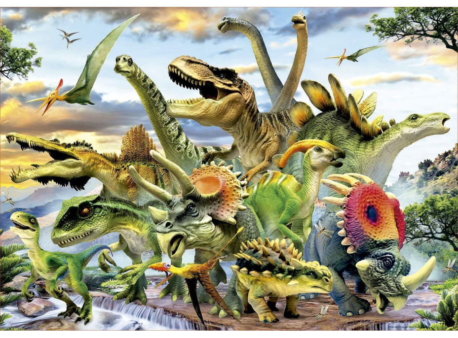 EDUCA Puzzle Dinosaury 500 dielikov