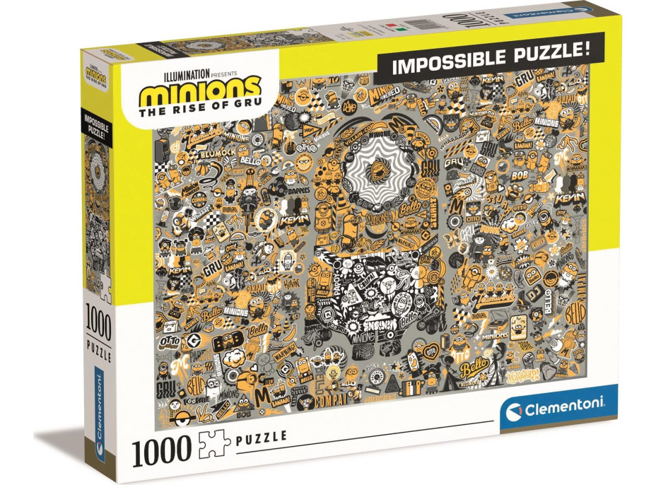 CLEMENTONI Puzzle Impossible: Mimoni 2, 1000 dielikov
