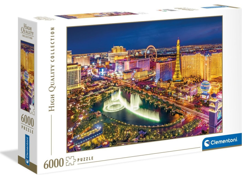 CLEMENTONI Puzzle Las Vegas 6000 dielikov