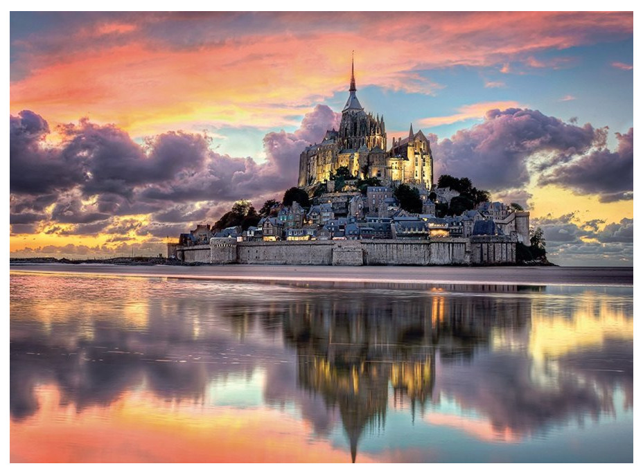 CLEMENTONI Puzzle Magický Mont Saint-Michel, Francúzsko 1000 dielikov