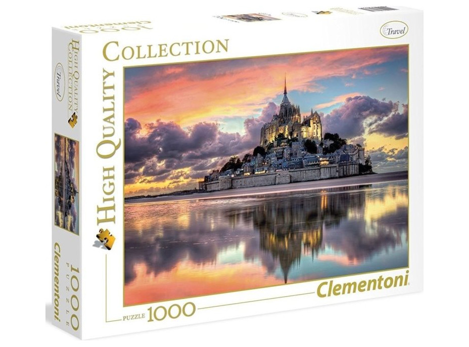 CLEMENTONI Puzzle Magický Mont Saint-Michel, Francúzsko 1000 dielikov