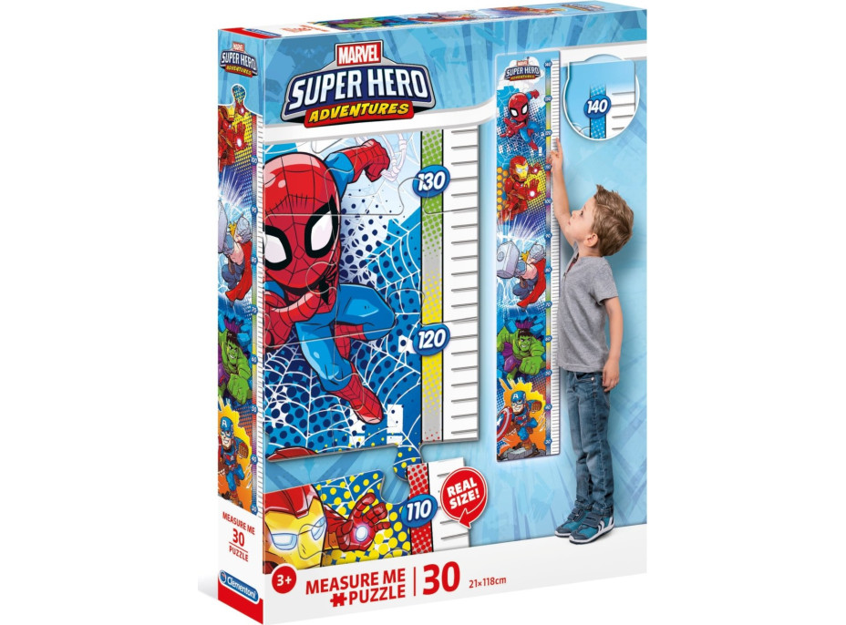 CLEMENTONI Puzzle meter Marvel: Super Hero Adventures 30 dielikov