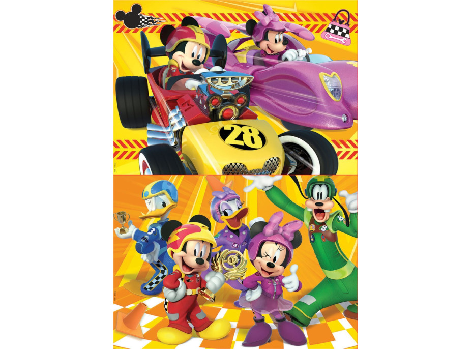 EDUCA Puzzle Mickey a pretekári 2x48 dielikov