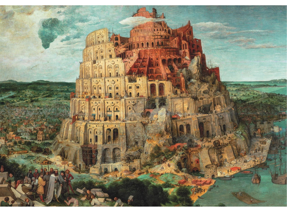 CLEMENTONI Puzzle Museum Collection: Babylonská veža 1500 dielikov