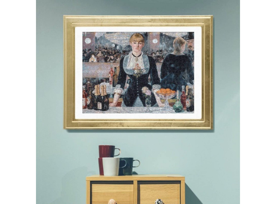 CLEMENTONI Puzzle Museum Collection: Bar vo Folies-Bergère 1000 dielikov