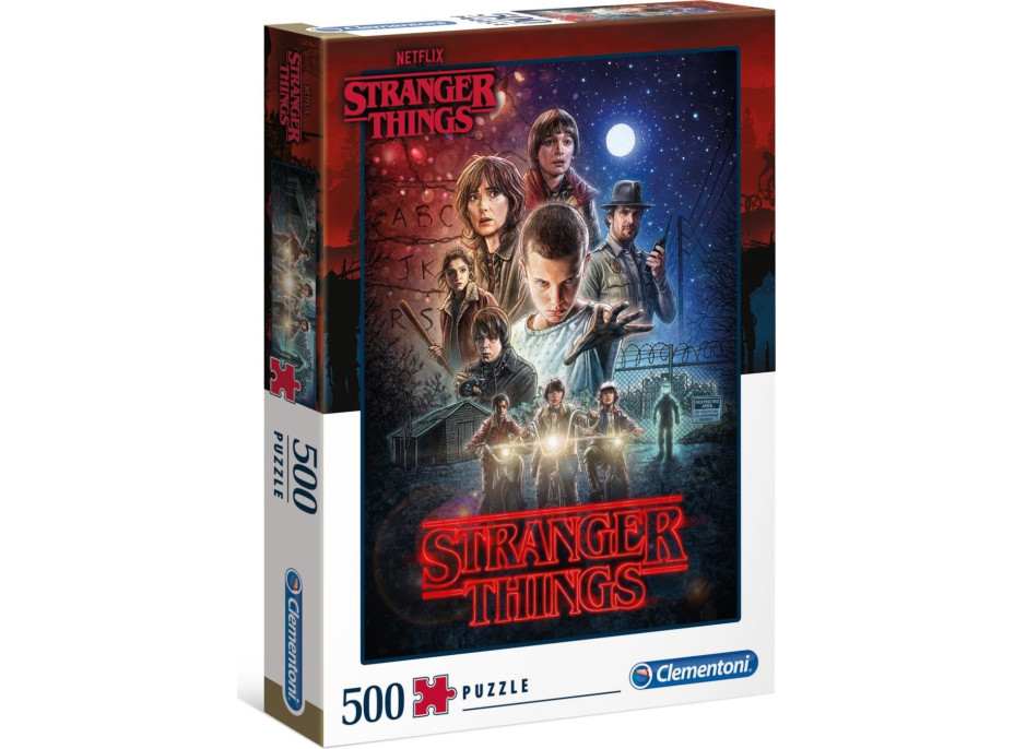 CLEMENTONI Puzzle Netflix: Stranger Things 500 dielikov