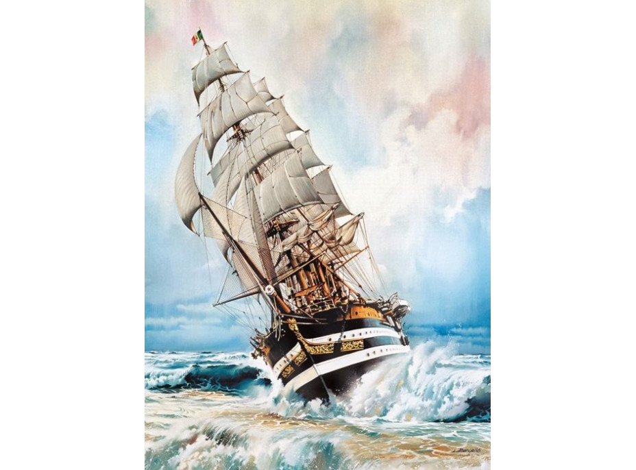 CLEMENTONI Puzzle Plachetnica - Amerigo Vespucci 1000 dielikov