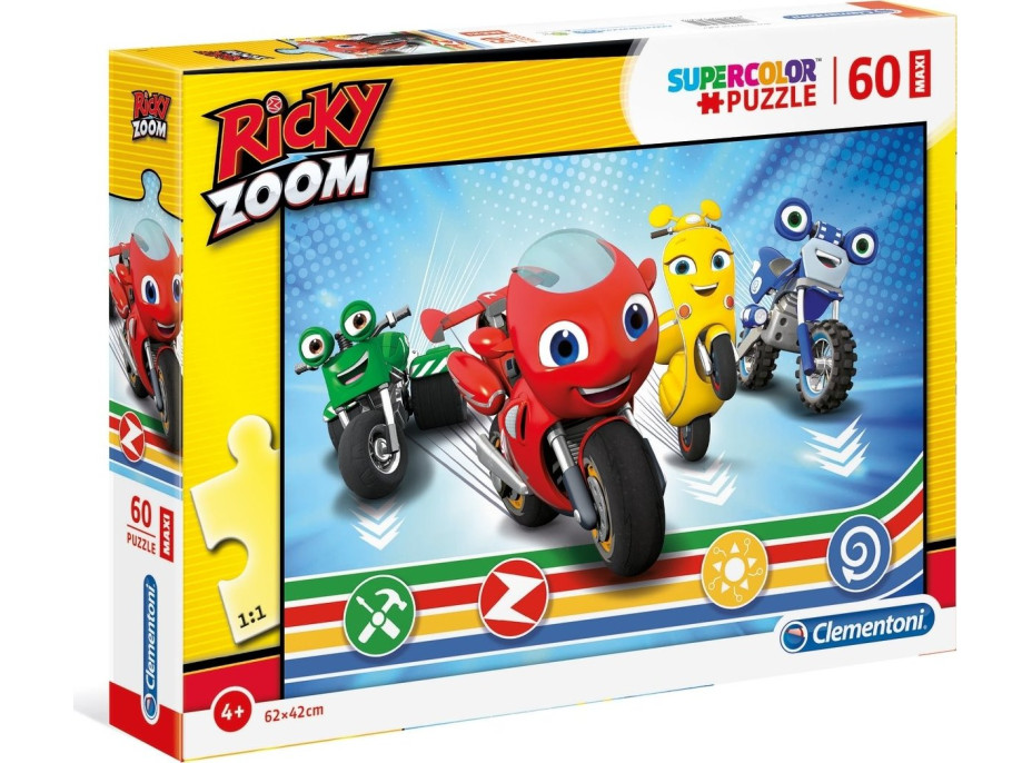 CLEMENTONI Puzzle Ricky Zoom MAXI 60 dielikov