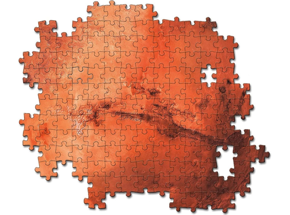 CLEMENTONI Okrúhle puzzle Space: Mars 500 dielikov