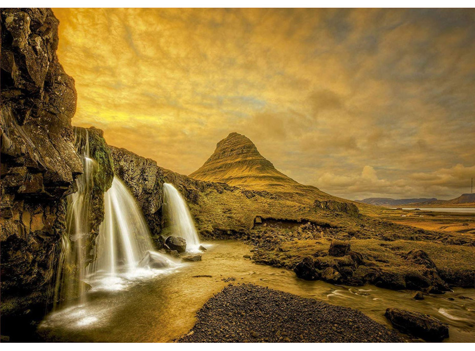 EDUCA Puzzle Vodopád Kirkjufell, Island 1000 dielikov