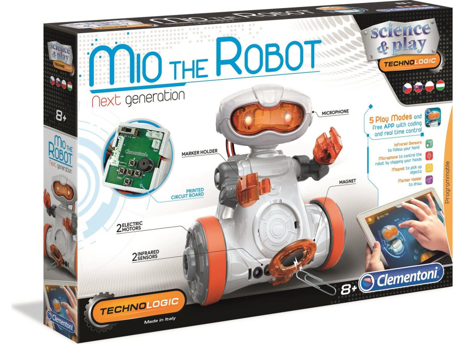 CLEMENTONI Science&Play Techno Logic Robot Mio - nová generácia