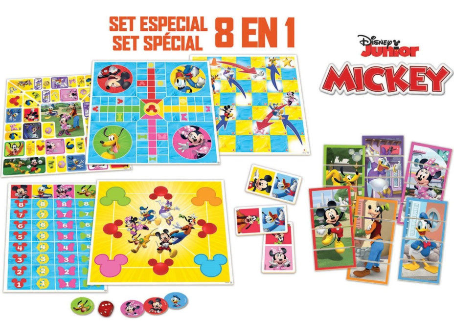 EDUCA Súbor hier Mickey a priatelia 8v1