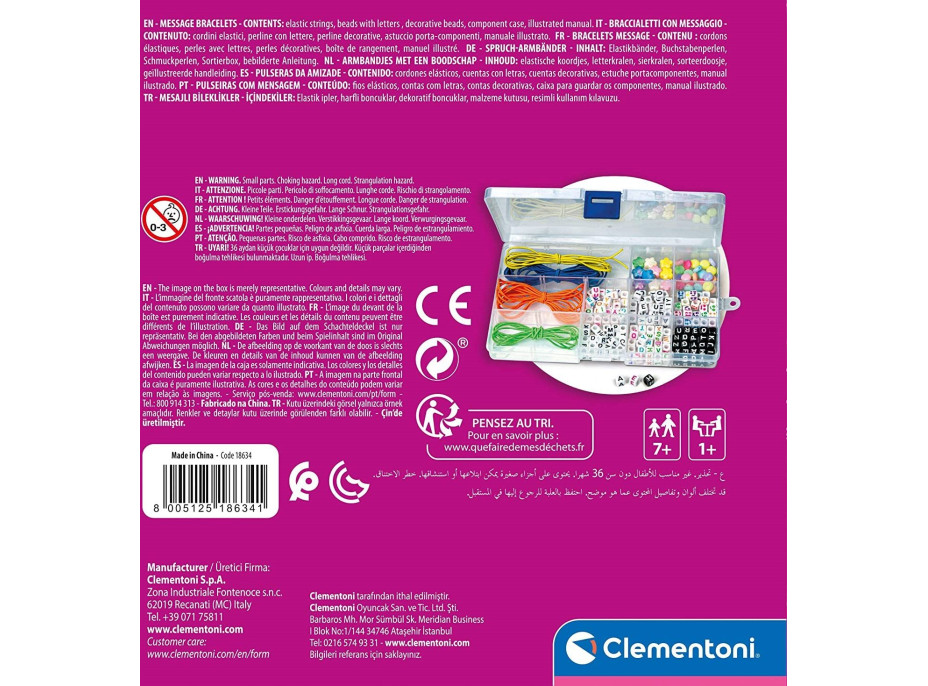 CLEMENTONI Crazy Chic Náramky s odkazmi