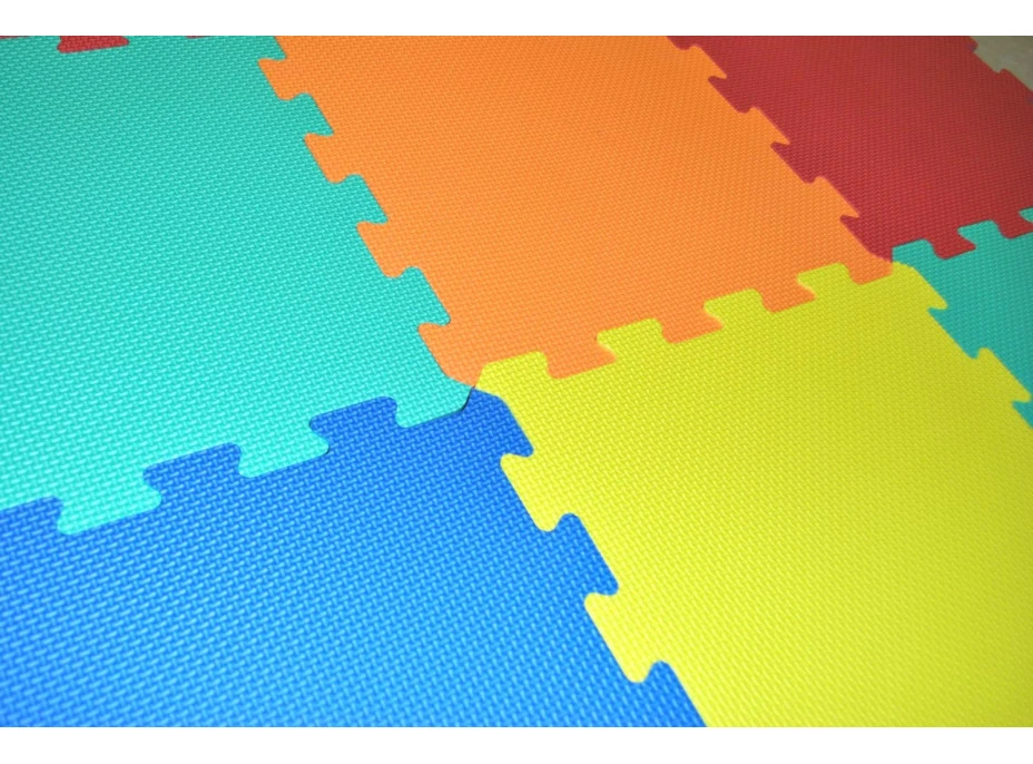 SUN TA TOYS Penové puzzle farebné S4 (30x30)