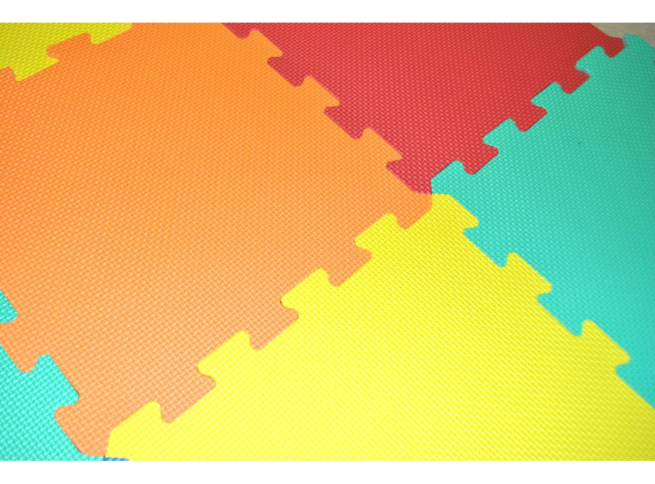 SUN TA TOYS Penové puzzle farebné S4 (30x30)