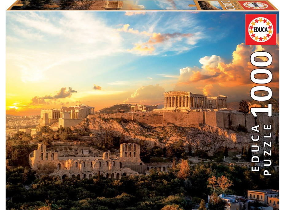 EDUCA Puzzle Atény: Akropolis 1000 dielikov