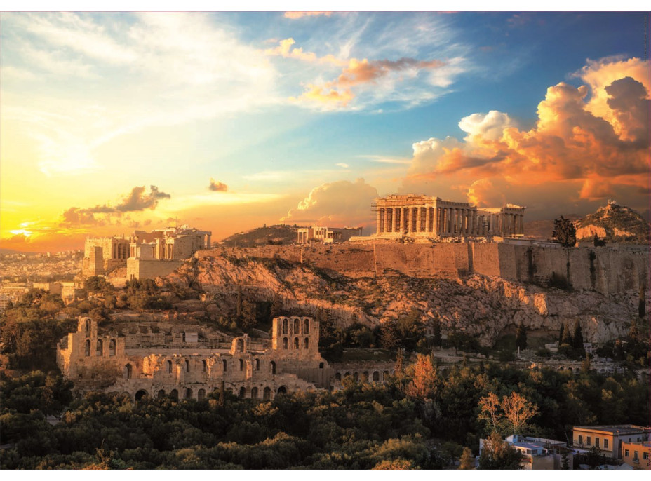 EDUCA Puzzle Atény: Akropolis 1000 dielikov