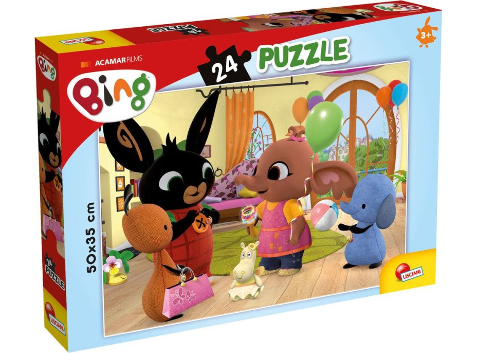 LISCIANI Puzzle Bing: Sula má narodeniny 24 dielikov