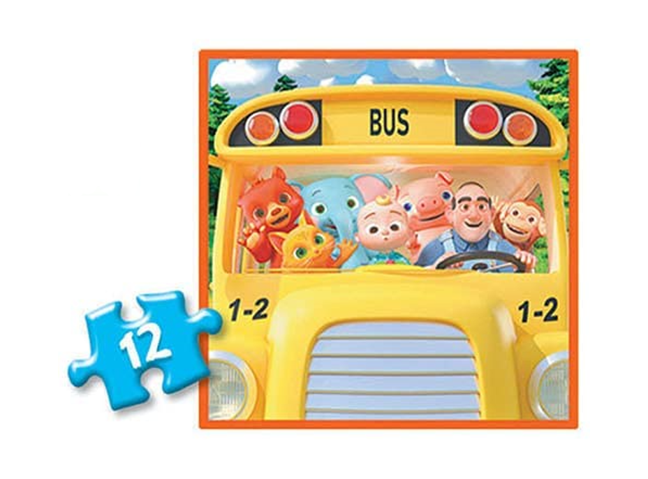 EDUCA Puzzle CoComelon 4v1 (6,9,12,16 dielikov)